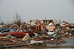 Pagube provocate de tornade în Joplin, Missouri.