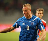 Sigþórsson s Islandem v roce 2014.  