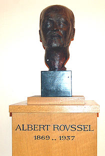 Bust of Roussel in Paris