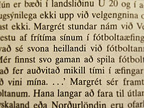 Eksempel på akutte accenter på islandsk
