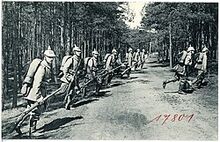 Vojáci s G98, Drážďany v roce 1914