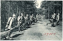 Vojáci s G98, Drážďany v roce 1914