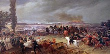 Georg Bleibtreu: Battle of Königgrätz, painting from 1868. This battle in Bohemia was the decisive Prussian victory against Austria.