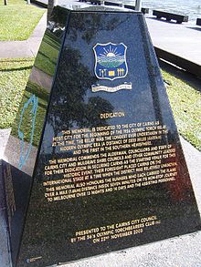 Cairns Queenslandissa oli vuoden 1956 olympialaisten soihtuviestin lähtöpaikka.  