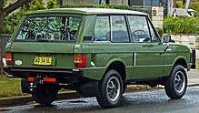 Range Rover 3-dveřové kombi (Austrálie)