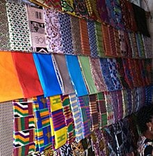 Afrikansk stofbutik  