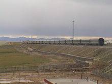 Qingzang railway line through Nagchu