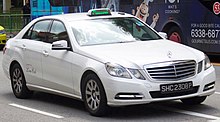 ComfortDelgro LimoCab Mercedes-Benz Classe E taxi