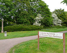 Area of the former Roman legionary camp
