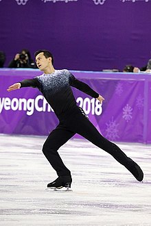 Chan pattina il suo programma corto alle Olimpiadi 2018