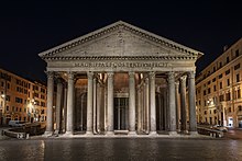 The Pantheon by night
