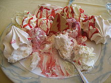 Meringue v Meiringenu, Švýcarsko  