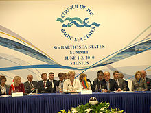 Council of the Baltic Sea States Summit in Vilnius 1-2 June 2010 &nbsp;