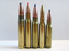 9.3X62 ümar nina, 30-06 plastmassist ots, 8X57 plastmassist ots, 6.5X55 FMJ, .308 plii nina.