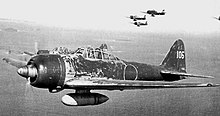 Japanese fighter type Mitsubishi A6M Zero