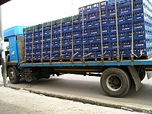 Transport von Pepsi-Produkten in Sambia
