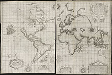 1655. aastal koostatud Maa kaart
