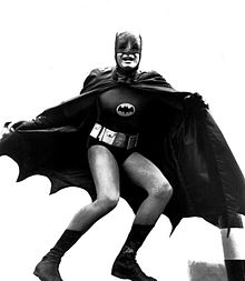 Schauspieler Adam West als Batman