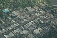 Vista aérea Lawrence, Kansas