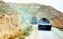 Vehicles of the 5th Company of the 350th Soviet Airborne Regiment