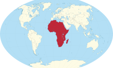 Africa's position in the world