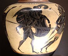 Eneas llevando a Anquises, alrededor del 500 a.C., Louvre