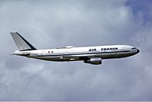 1974年法航A300B2在范堡罗航展上亮相