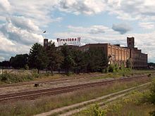 Former Firestone tire plant.
