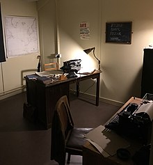 His former study in B.P.