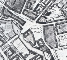 Plan of Alexanderplatz, 1804 - it retained its basic form until its redesign in the 1920s