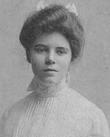 Alice Paul im Jahr 1901.