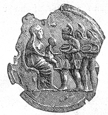 Adoration of the Magi, bronze plaque, 4th century (Vatican Museums, Rome)