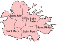 Parochies van Antigua  