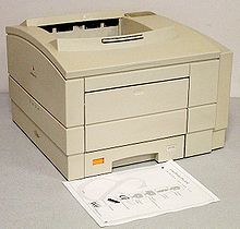 Apple LaserWriter Pro 630 var en af de første laserprintere