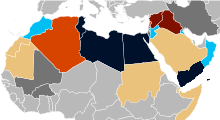   Governo rovesciato Disordini civili sostenuti e cambiamenti di governo Proteste e cambiamenti di governo   Grandi proteste Proteste minori Proteste fuori dal mondo arabo