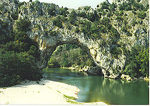 Il Pont d'Arc sul fiume Ardèche