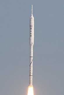 Vienintelis "Ares I", "Ares I-X" paleidimas. Jame nebuvo erdvėlaivio "Orion" ir jis nepakilo į orbitą