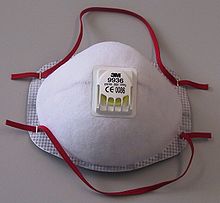 FFP-3 respirator with exhalation valve