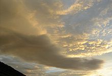 Resolved anvil of a cumulonimbus