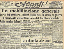 Order for General Mobilization (May 23, 1915)