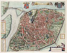 Avinjonas karte, kurā redzamas iztrūkstošās arkas, iespiesta 1663. gadā, bet tās pamatā ir 1618. gada karte.
