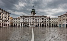 The Town Hall in Piazza dell'Unità d'Italia