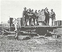 Mobile Dutch anti-aircraft gun