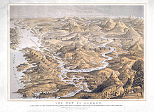 Advertising poster for the "new Eldorado", 1858