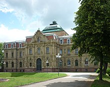 Former Hereditary Grand Ducal Palace, today the main building of the Federal Supreme Court, Karlsruhe, 2012