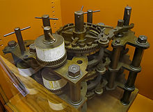Parte del motore di differenza di Babbage, assemblato dopo la sua morte dal figlio di Babbage, utilizzando parti trovate nel suo laboratorio.