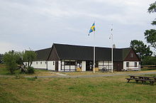 Dag Hammarskjölds gård i Backåkra, som nu används av akademins medlemmar.  