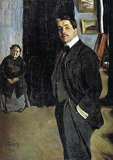 Léon Bakst'ın Serge Diaghilev ve Dadısının Portresi (1906)