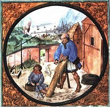 The tanner's court room. Balthasar Behem Codex, Krakow 1505
