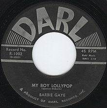Barbie Gaye - My Boy Lollypop